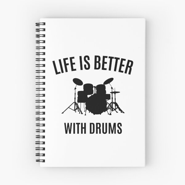 Item preview, Life is Better With Drums graphic shirt designed and sold by Timhoganmusic.