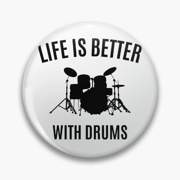 Item preview, Life is Better With Drums graphic shirt designed and sold by Timhoganmusic.