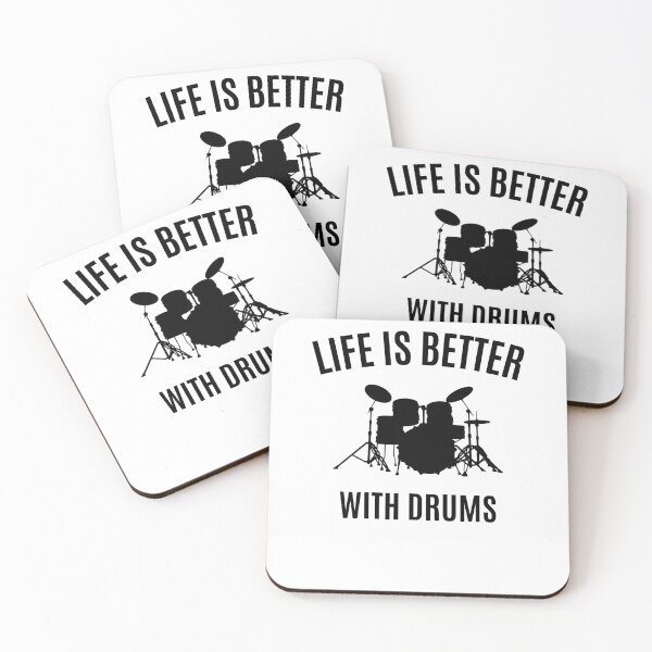 Item preview, Life is Better With Drums graphic shirt designed and sold by Timhoganmusic.
