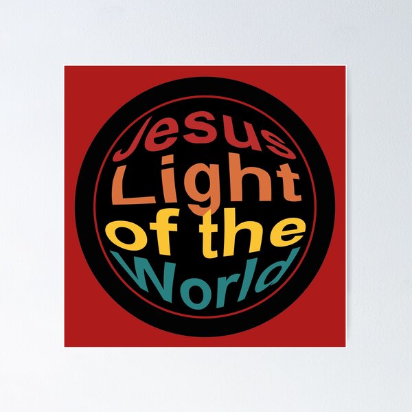 Item preview, Jesus Light of the World. Fun Christmas Design designed and sold by simplydesignart.