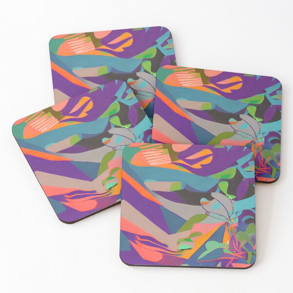 Item preview, vbstrvctivsm- corals (Abstract Art 11) designed and sold by vbstrvctivsm.