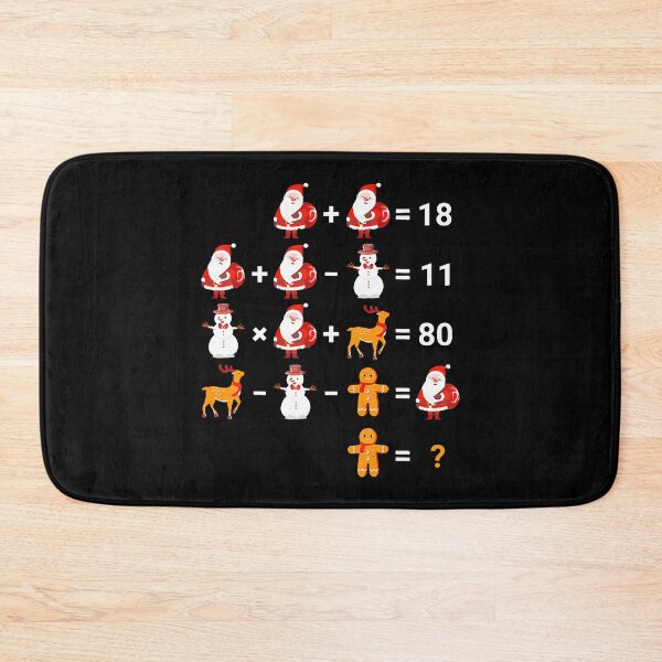Item preview, Mathematical Equations Quiz Funny Math Teacher Christmas designed and sold by IsraelCastro.