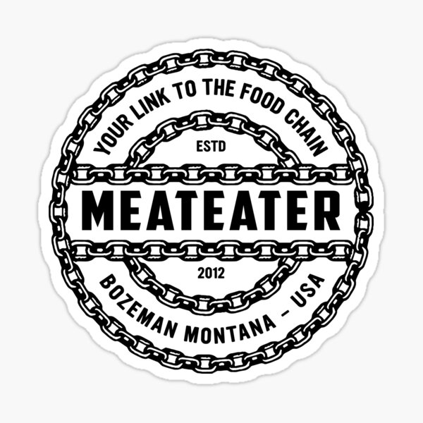 "Meateater FOOD CHAIN" Sticker for Sale by AlyonaBarno Redbubble