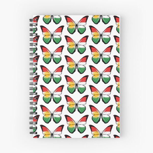 Item preview, Kurdistan Butterfly Flag designed and sold by RahallusNtx.