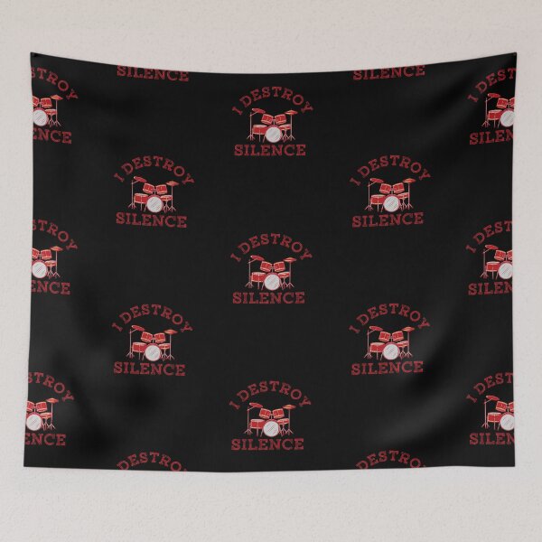 Item preview, I Destroy Silence National Drummer Day designed and sold by Njoro12.