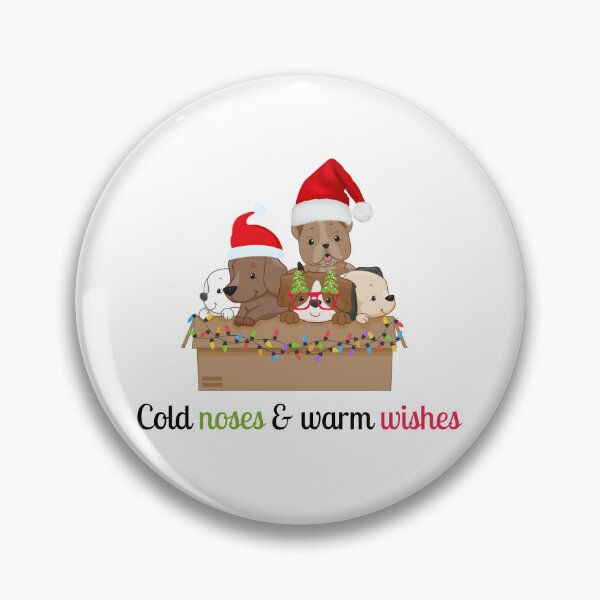 Item preview, Cold noses and warm wishes dog christmas design designed and sold by ashdenent.