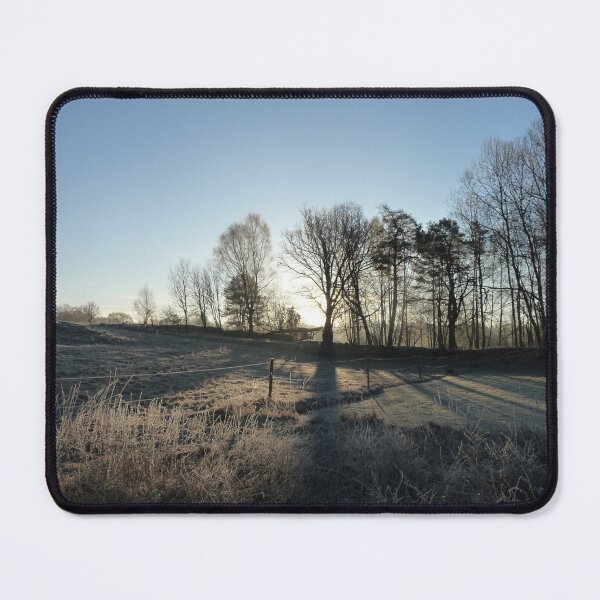 Item preview, Sunrise in a chilly winter landscape - frosty scenery designed and sold by Designbyfia.