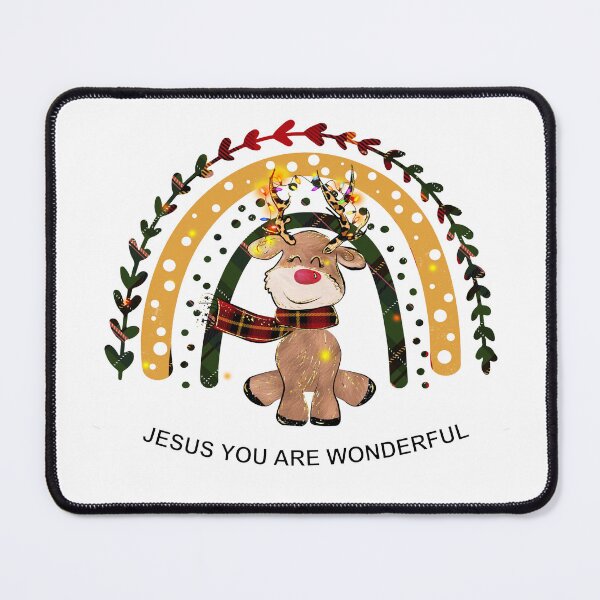 Item preview, Jesus you are Wonderful with Cute Design for Christmas T-shirt and Gifts  designed and sold by simplydesignart.