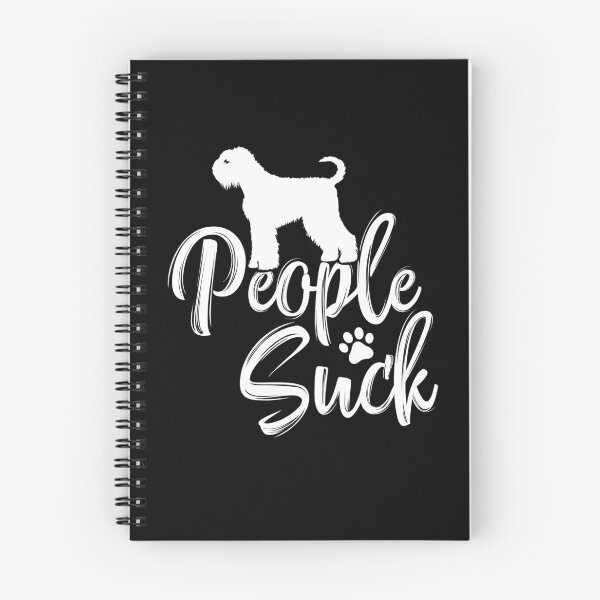 Item preview, I Love My Black Russian Terrier - "People Suck" designed and sold by 1681830934131.