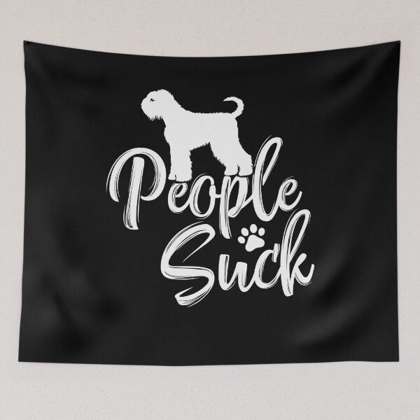 Item preview, I Love My Black Russian Terrier - "People Suck" designed and sold by 1681830934131.