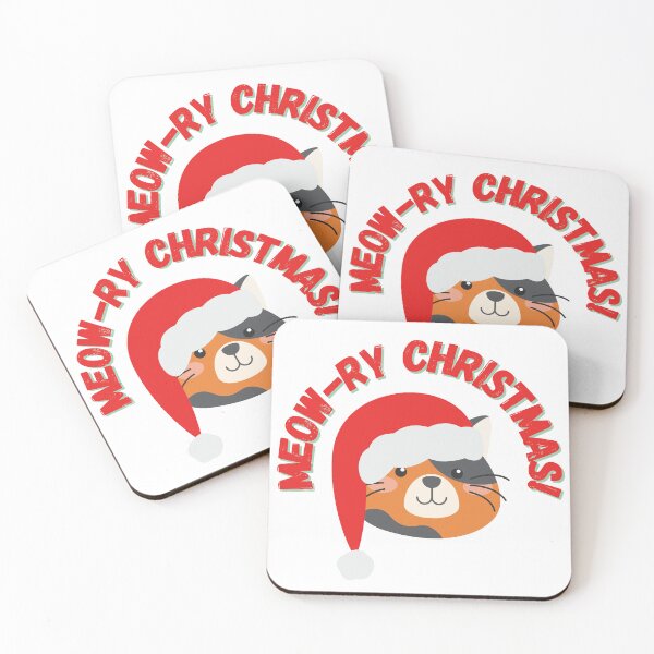 Item preview, Meow-ry Christmas! (Calico) designed and sold by toospecific.