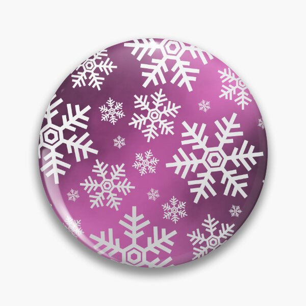 Item preview, Simple White Snowflakes Pattern on Purple Fog designed and sold by Coffee Lifestyle.