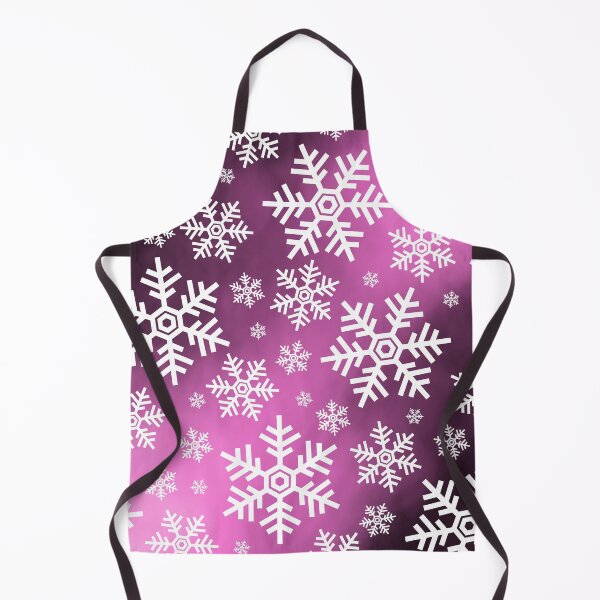 Item preview, Simple White Snowflakes Pattern on Purple Fog designed and sold by Coffee Lifestyle.