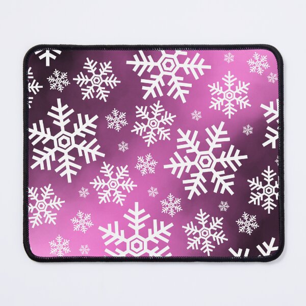 Item preview, Simple White Snowflakes Pattern on Purple Fog designed and sold by Coffee Lifestyle.
