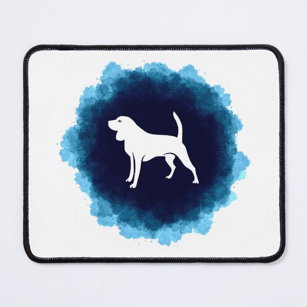 Item preview, Beagle Beautiful Blue Watercolor Design designed and sold by 1681830934131.