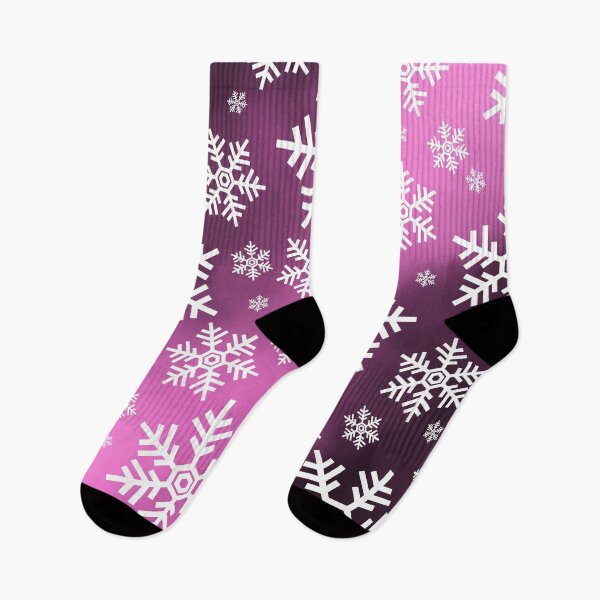 Item preview, Simple White Snowflakes Pattern on Purple Fog designed and sold by Coffee Lifestyle.