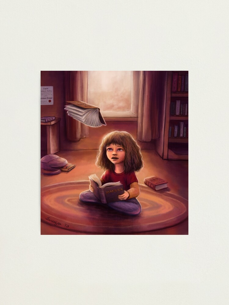Alternate view of Little Bookworm Photographic Print