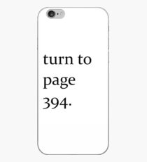 Turn to page 394 iPhone Case