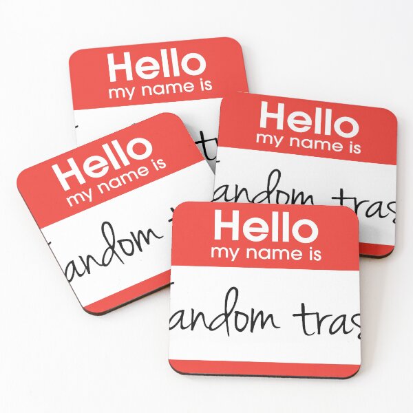 Item preview, Hello my name is 'Fandom Trash' designed and sold by NemJames.