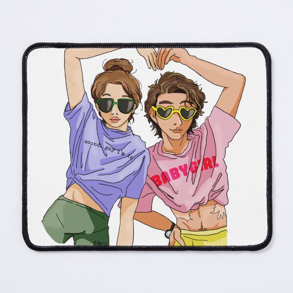 Item preview, Stobin Platonic Soulmates - Stranger Things designed and sold by brightlypainted.