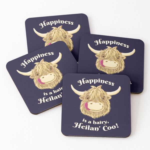 Item preview, Wee Hamish Scottish Highland Cow Happiness designed and sold by brodyquixote.