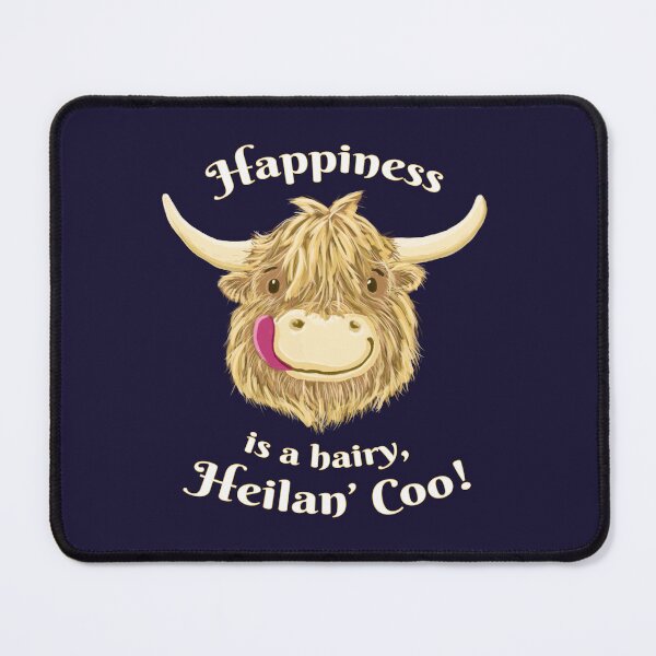 Item preview, Wee Hamish Scottish Highland Cow Happiness designed and sold by brodyquixote.
