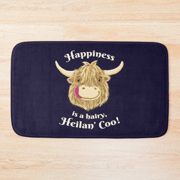 Item preview, Wee Hamish Scottish Highland Cow Happiness designed and sold by brodyquixote.