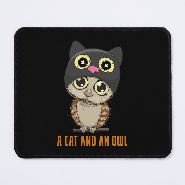 Item preview, A Cat And An Owl Funny Pet Owner - cute cutie catowl or owlcat designed and sold by The Patootoos.
