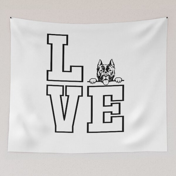 Item preview, American Staffordshire Terrier Beautiful Portrait designed and sold by 1681830934131.