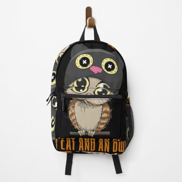 Item preview, A Cat And An Owl Funny Pet Owner - cute cutie catowl or owlcat designed and sold by The Patootoos.