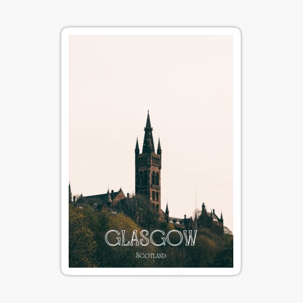 Item preview, Glasgow University poster  designed and sold by Simply The West Prints.