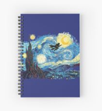 starry magic Spiral Notebook