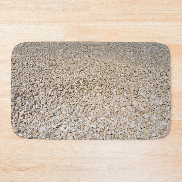 Item preview, White round stones at a pebble beach - beach designed and sold by Designbyfia.