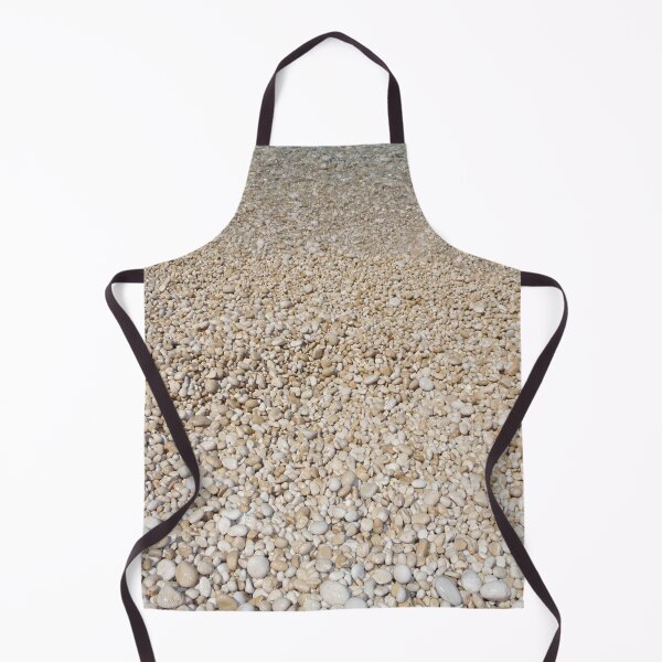 Item preview, White round stones at a pebble beach - beach designed and sold by Designbyfia.