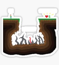 Internet VS Life goals Sticker