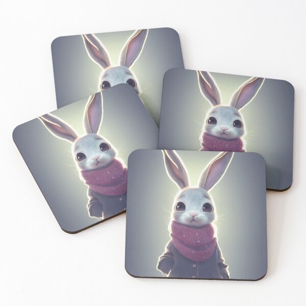 Item preview, Romantic winter bunny designed and sold by AppleElf.