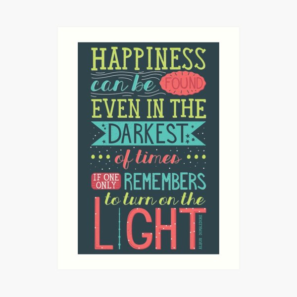 Happiness Art Print