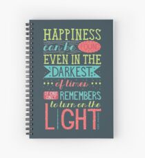 Happiness Spiral Notebook