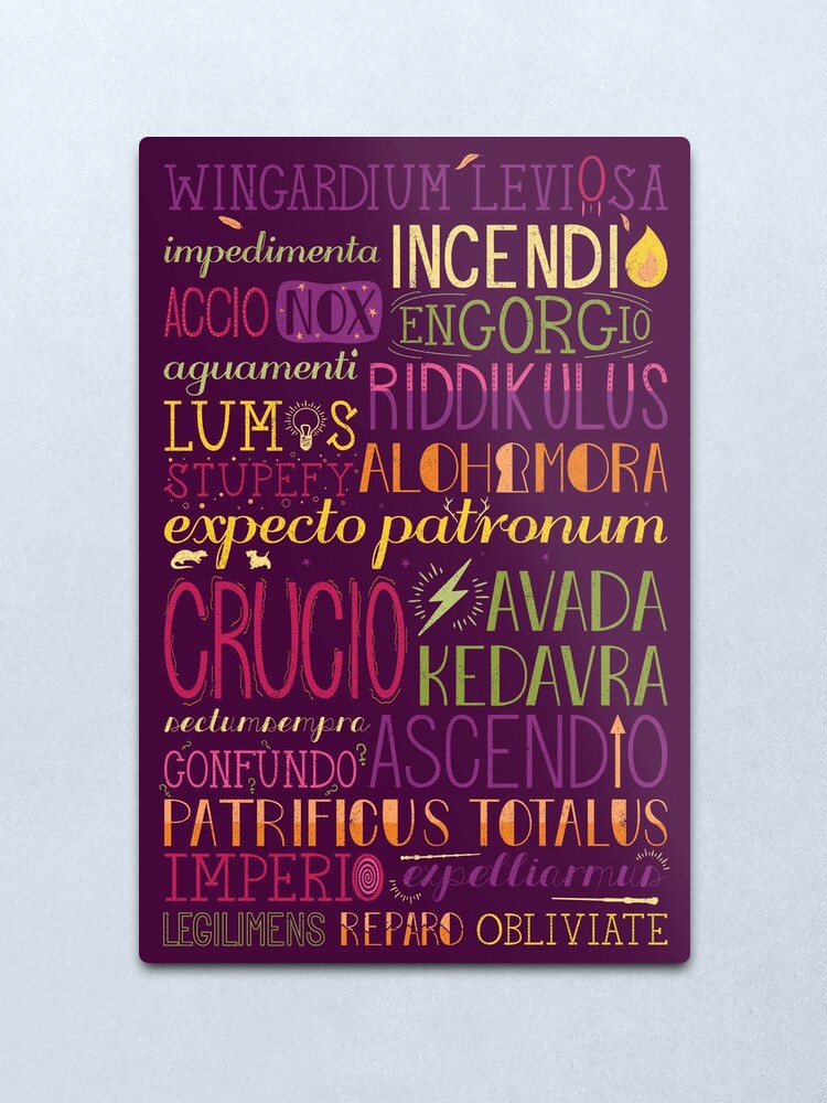 Alternate view of Spells Metal Print