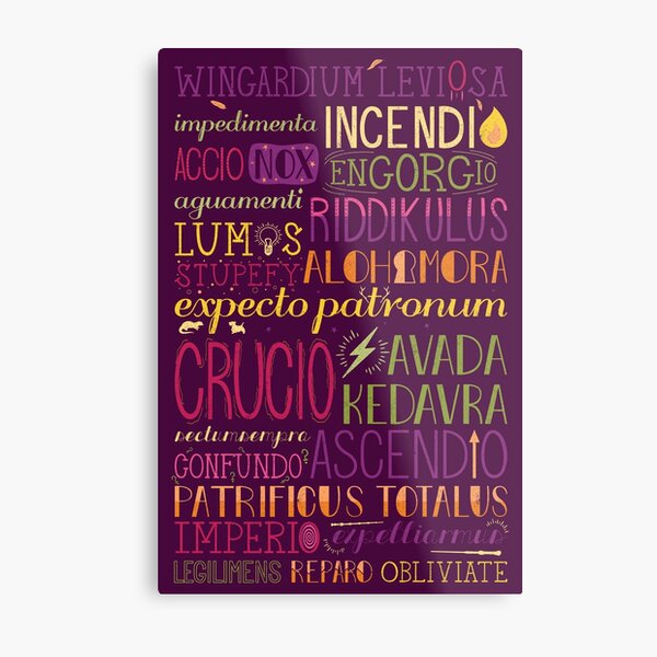 Spells Metal Print
