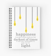 happiness // albus dumbledore Spiral Notebook