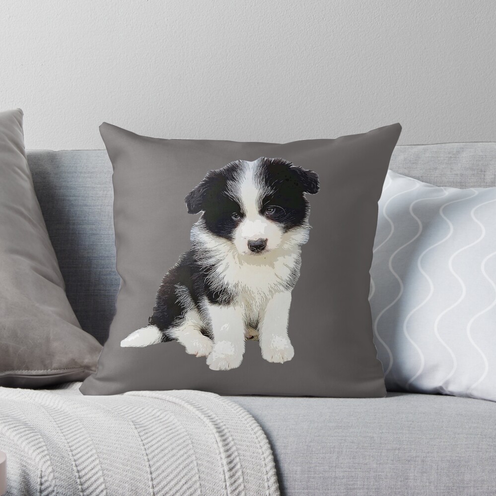 Border collie hot sale cushion