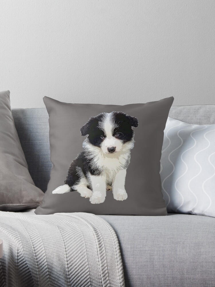 Border shop collie pillow