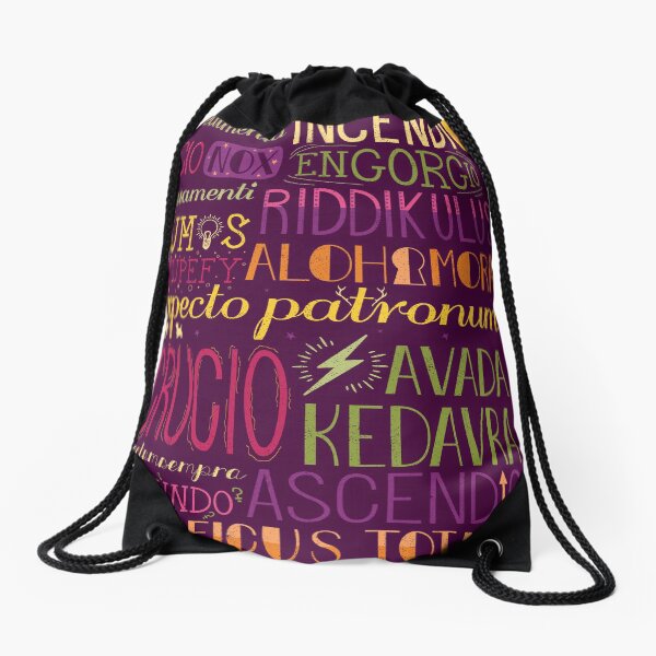 Spells Drawstring Bag