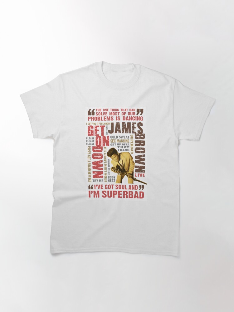 free james brown t shirt