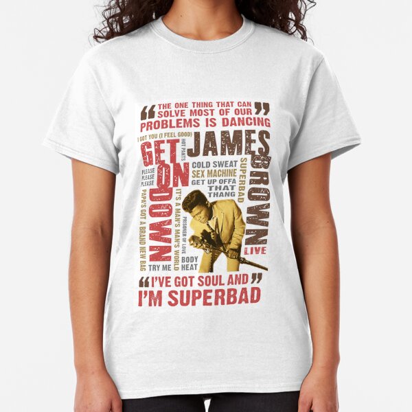 free james brown t shirt