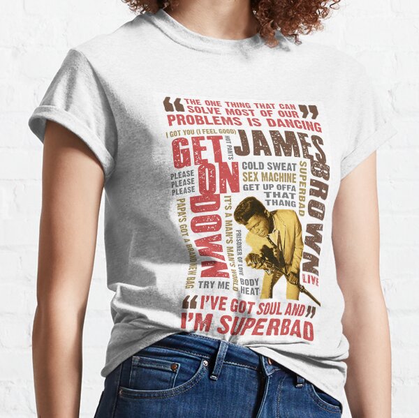 free james brown t shirt