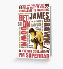 JAMES BROWN Grußkarte