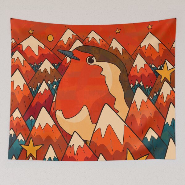 Item preview, A big red robin designed and sold by Swadeillustrations.