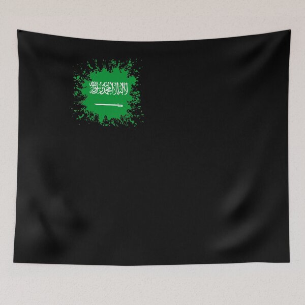 Item preview, Saudi Arabia Flag Paint Splatter designed and sold by 1681830934131.